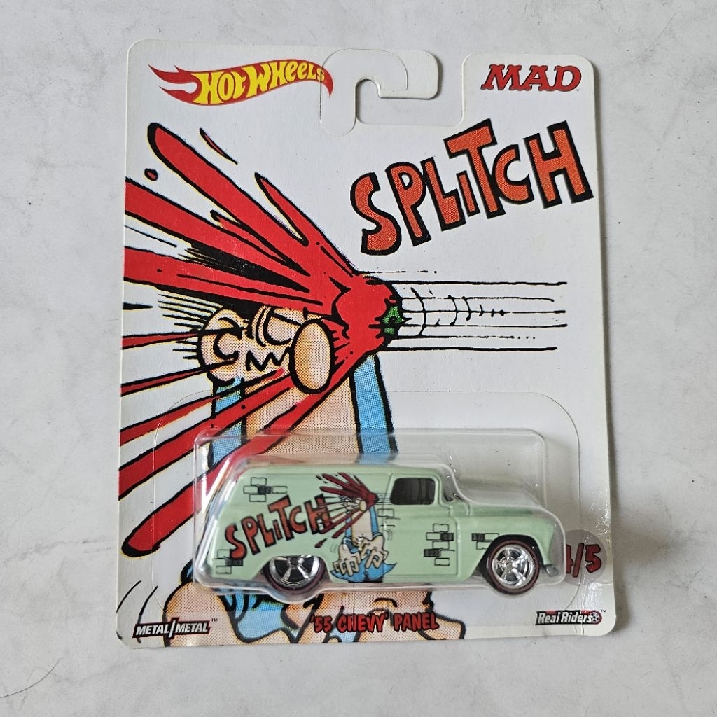 hotwheels 55 chevy panel mad splitch