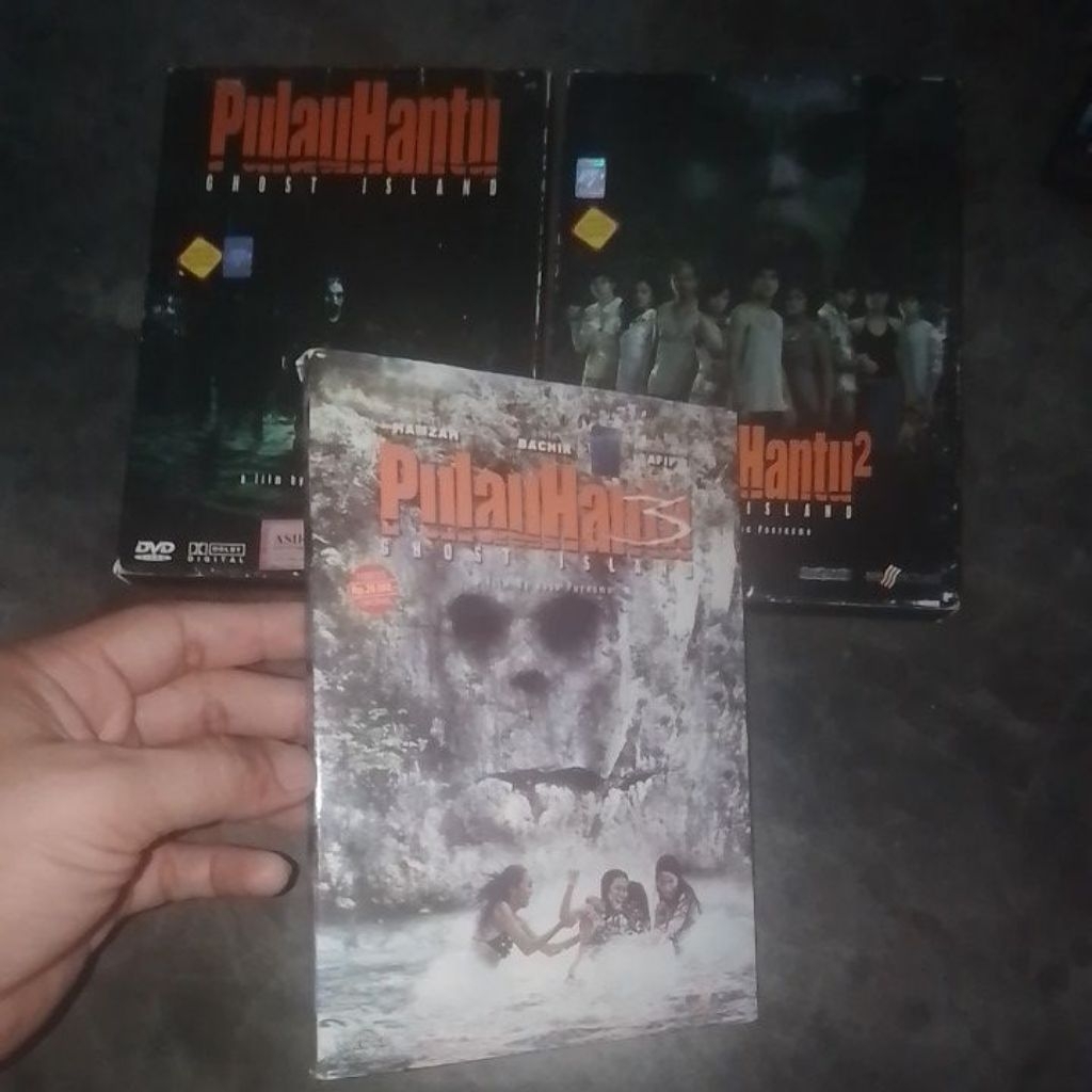 kaset DVD trilogi pulau hantu original
