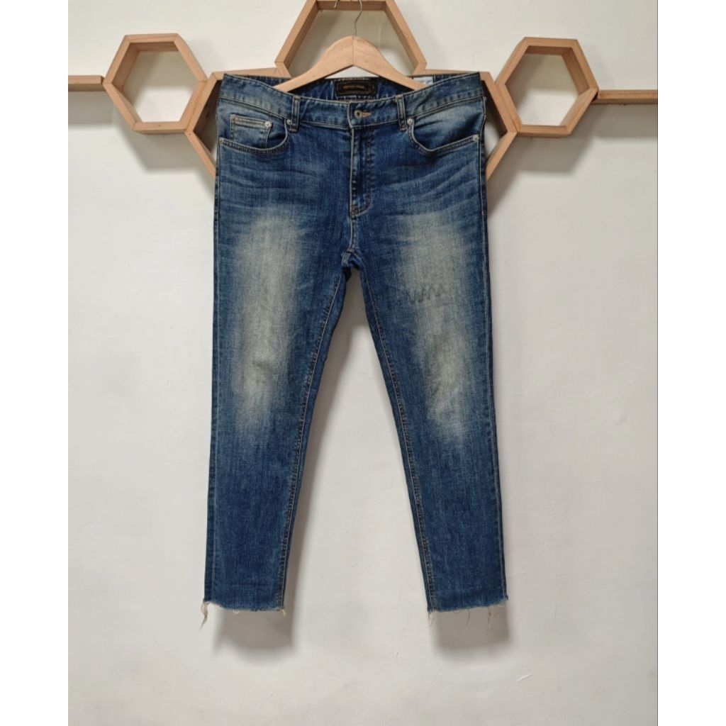 Celana Jeans Uniform Bridge Slim - Stretch Size 33