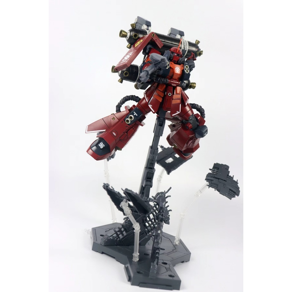 Ryan Model ZG-002 MG 1/100 Psycho Zaku Thunderbolt Battle Damage Ver Ka Model Kit
