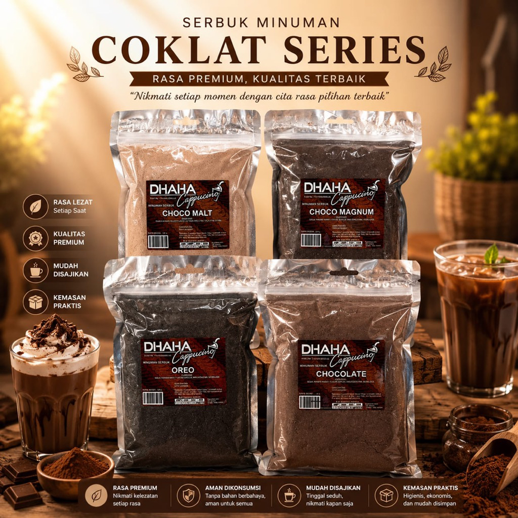 SERBUK MINUMAN, SERBUK MINUMAN ANEKA RASA, SERBUK MINUMAN PREMIUM 500grm