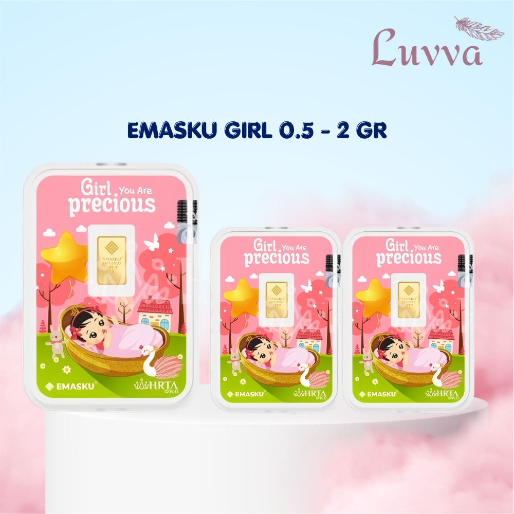 LOGAM MULIA EMASKU GIRL SERIES 0.5 - 2 GR