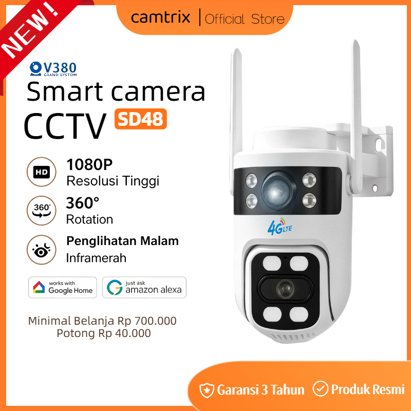 Camtrix Yoosee Dual Lens CCTV Camera