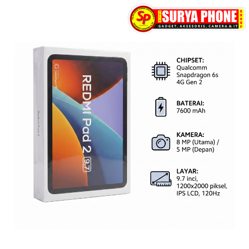 XIAOMI REDMI PAD 2 9.7 INCH WIFI RAM 4GB / 64GB