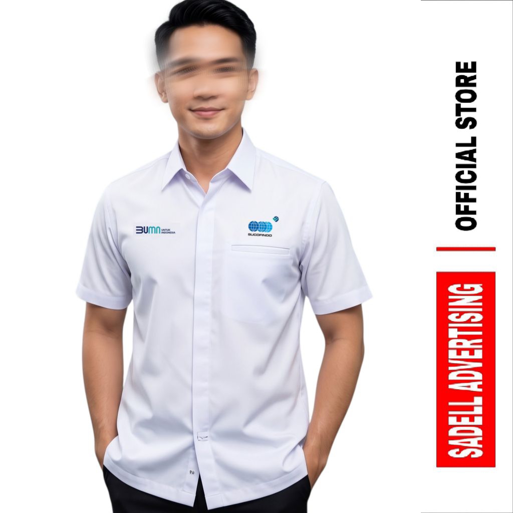 Kemeja BUMN Sucofindo Lengan Panjang / Pendek / Baju Kerja Sucofindo / Seragam Sucofindo Drill Premi