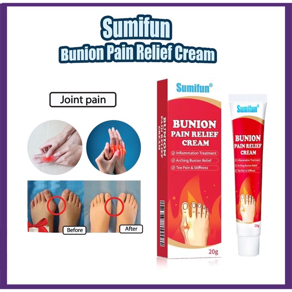 Sumifun Bunion Pain Relief Cream – Salep Pereda Nyeri Bunion & Pegal Sendi 20g