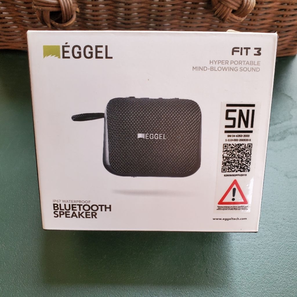 Eggel Fit 3 Fit3 Speaker Bluetooth Waterproof Portable IP67 3EQ Modes Original Garansi Resmi