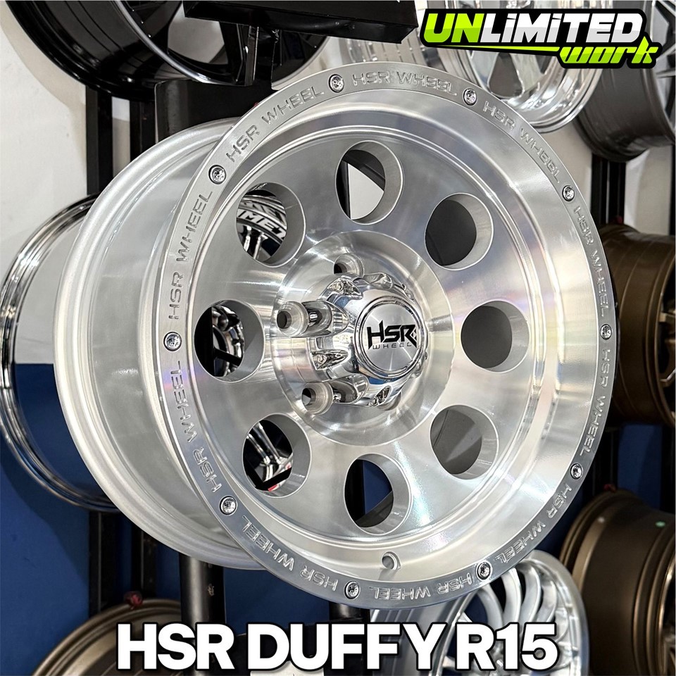 Velg Model Mickey Thompson R15 HSR DUFFY Velg Mobil Jimny Katana Feroza Taft Escudo PCD 5X139,7
