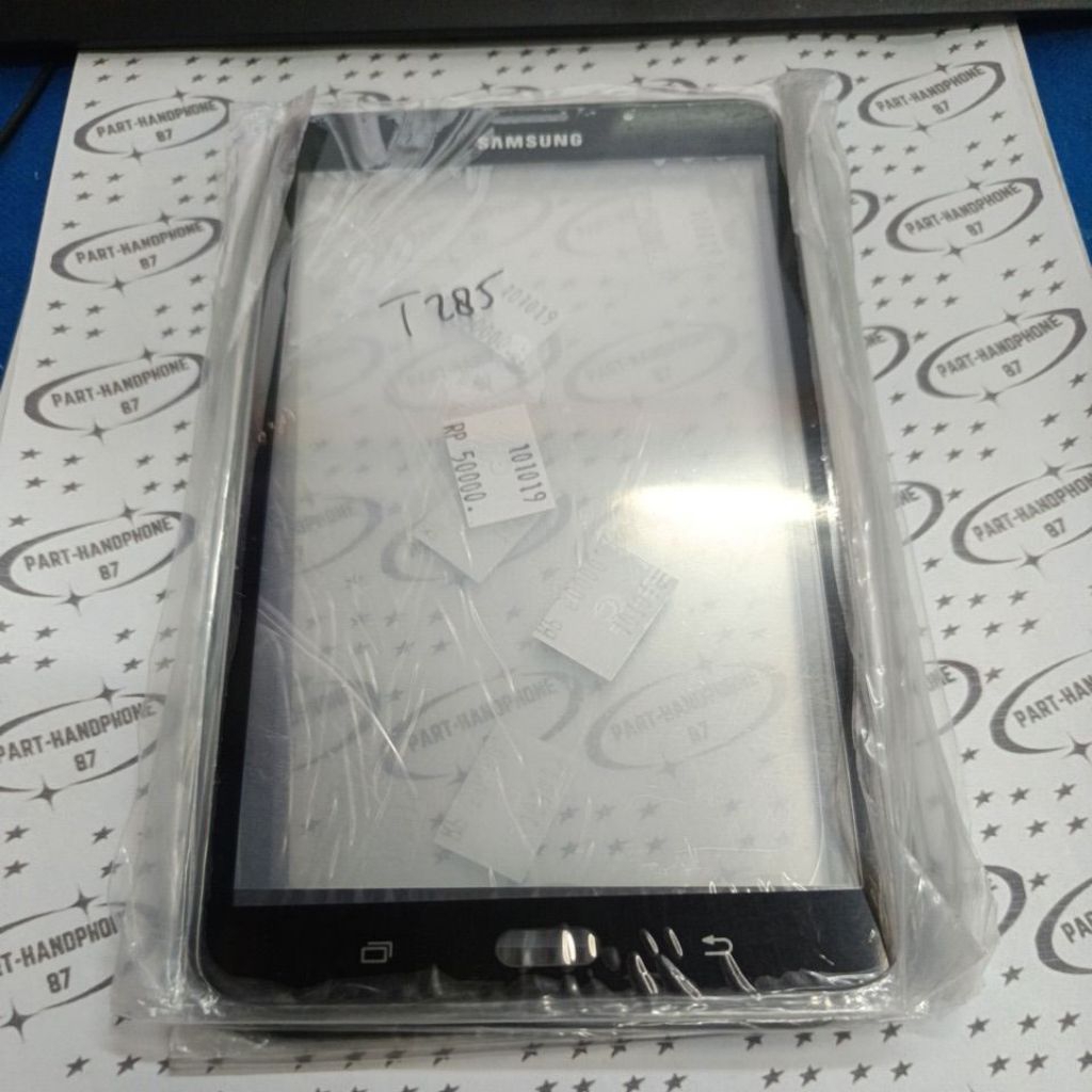 TOUCHSCREEN/KACA GLASS SAMSUNG TAB A 2016 T285 BLACK ORIGINAL
