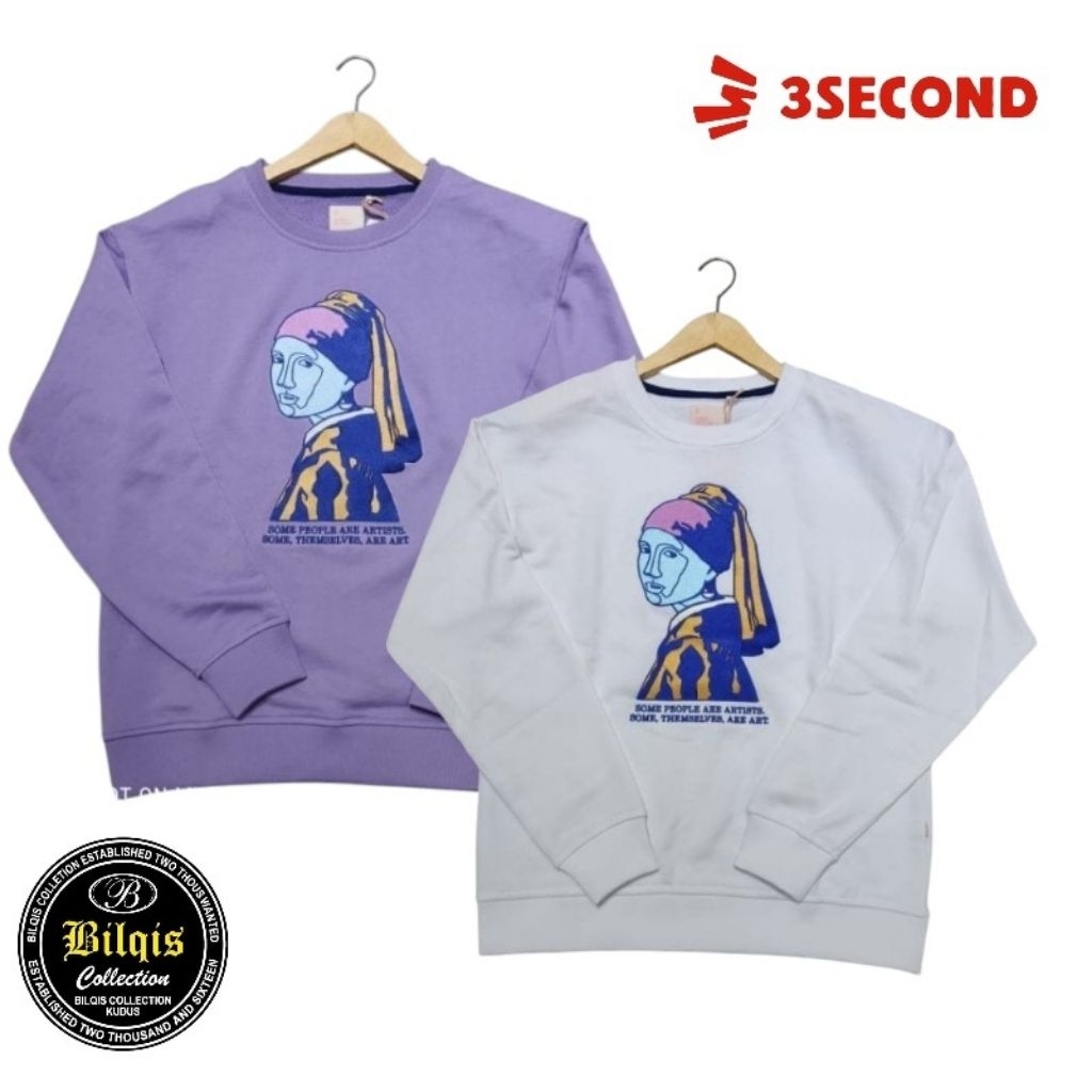 sweater 3second wanita terbaru original // oversized