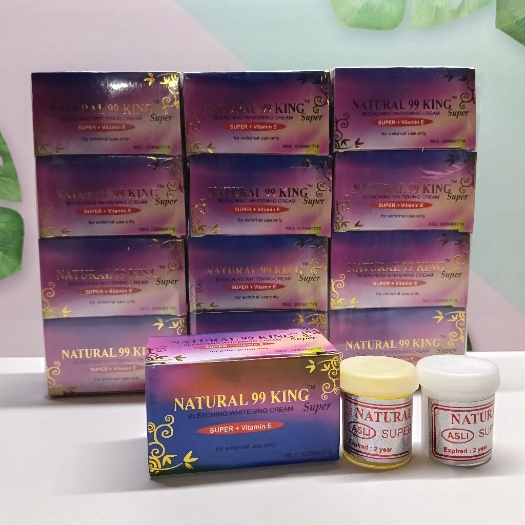 cream natural 99 king pelangi ori lusinan