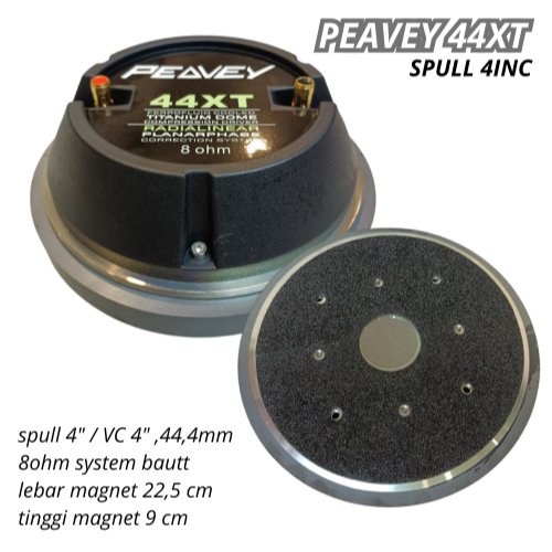 DRIVER TWEETER PEAVEY 44XT DRIVER SYSTEM BAUT 44,4 MM 8 OHM SYSTEM BAUT 44 XT PEAVEY