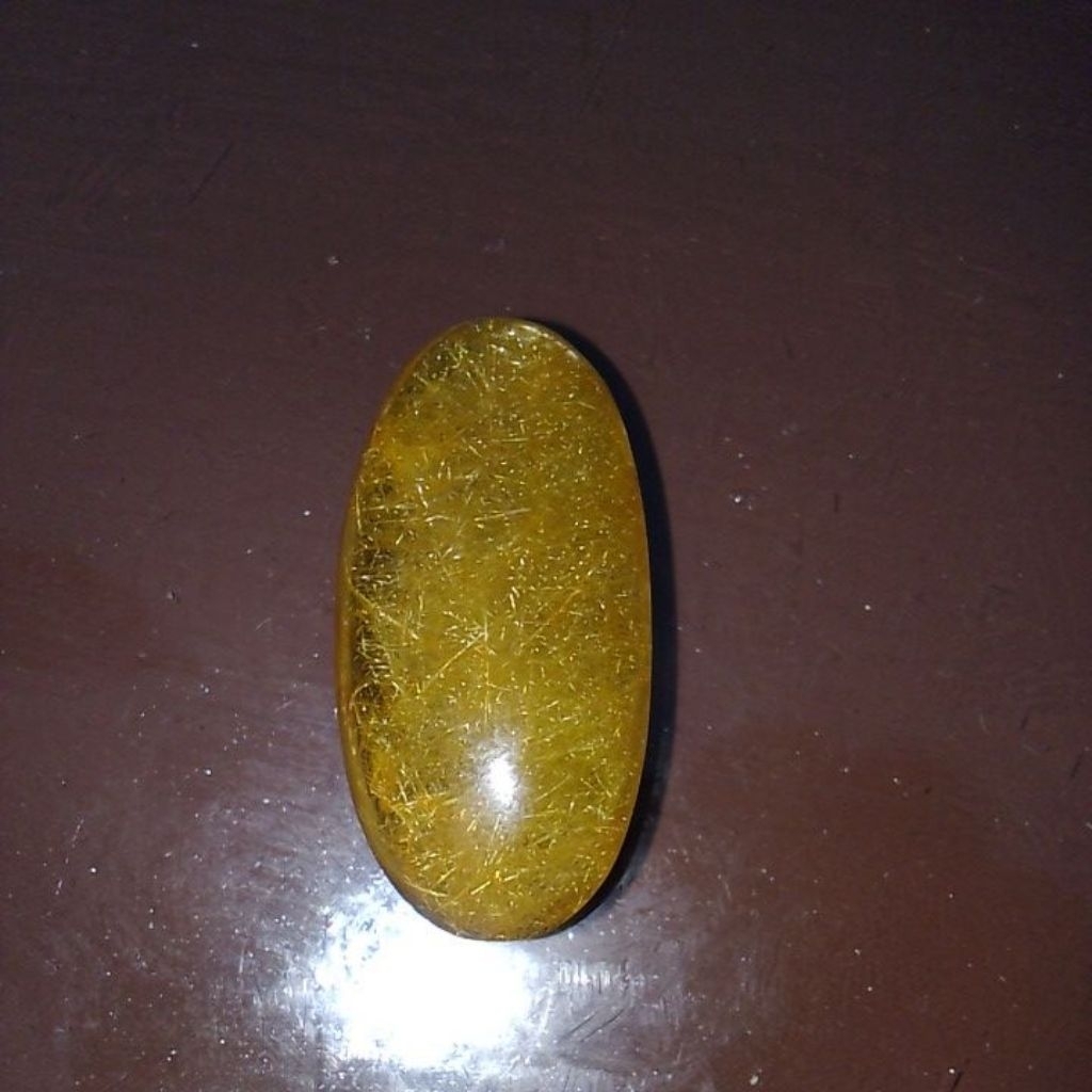 Batu Kecubung Serat Emas / 088
