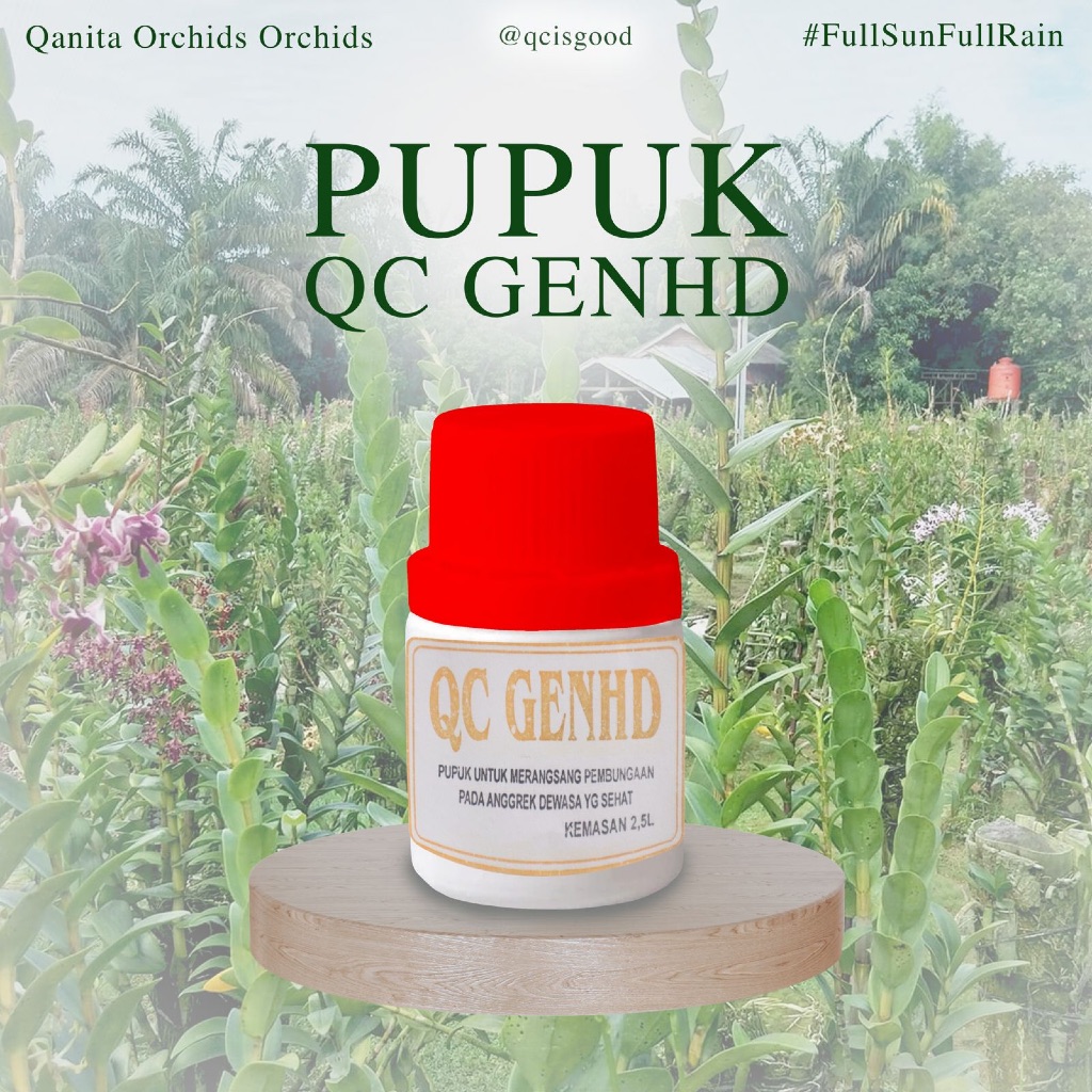 Pupuk QC Gen HD | Pupuk Bunga Anggrek | Pupuk Anggrek Rajin Berbunga | Pupuk Pembungaan Tanaman Angg