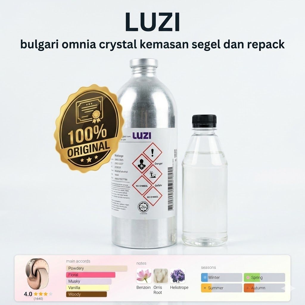 LUZI/BUL OMNIA CRYSTAL/KEMASAN REPACK/BIBIT MURNI