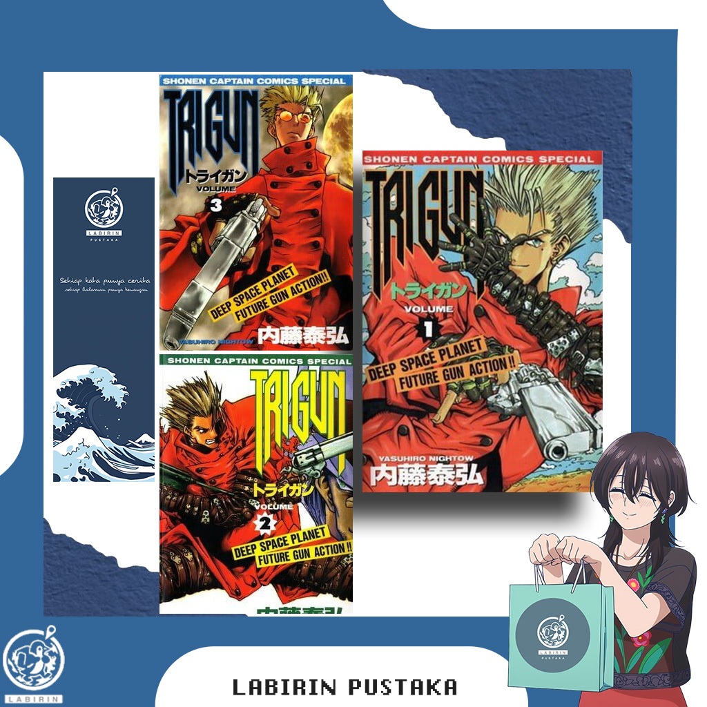 komik manga Trigun (03 book series)