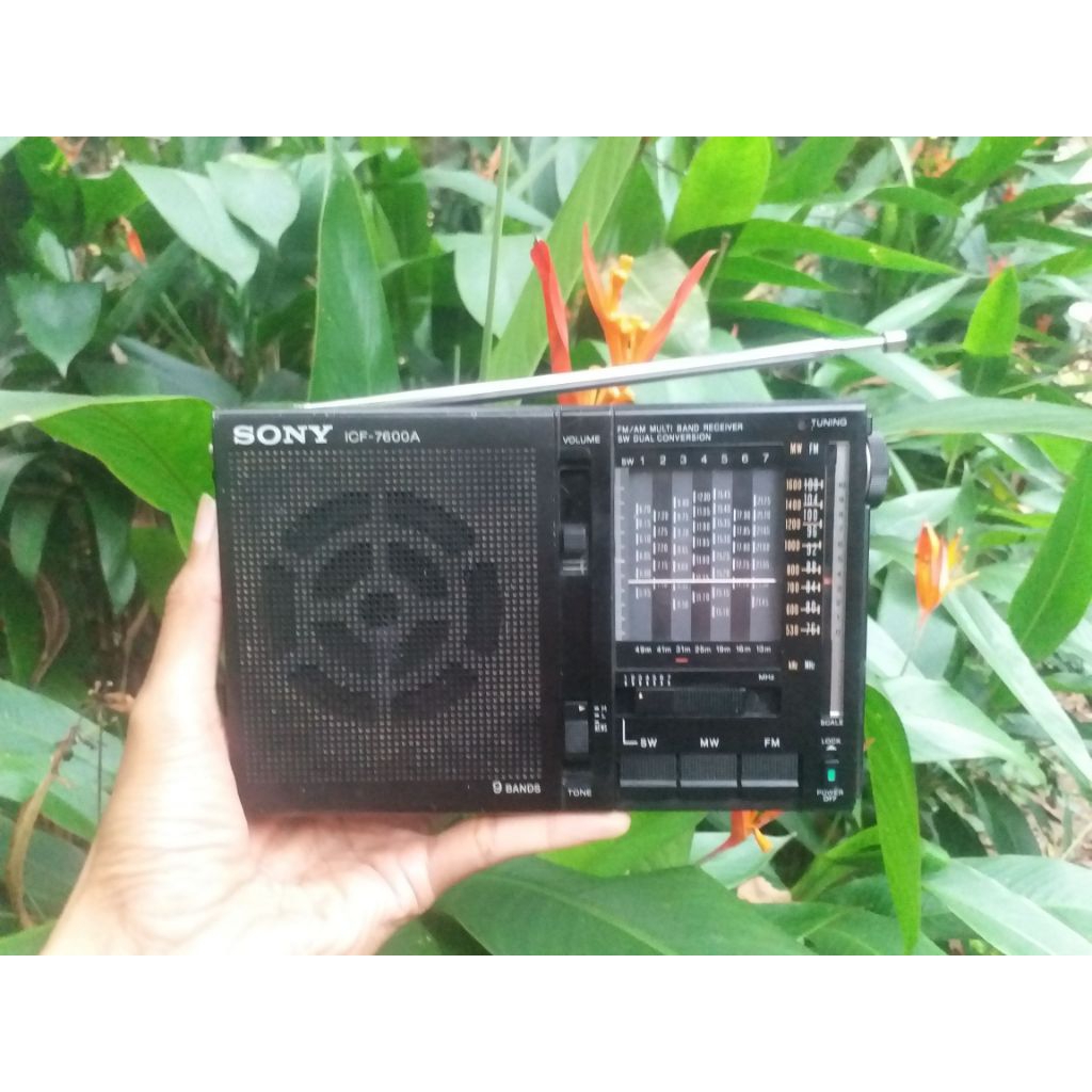 Radio SONY ICF-7600A 9 Band Mulus
