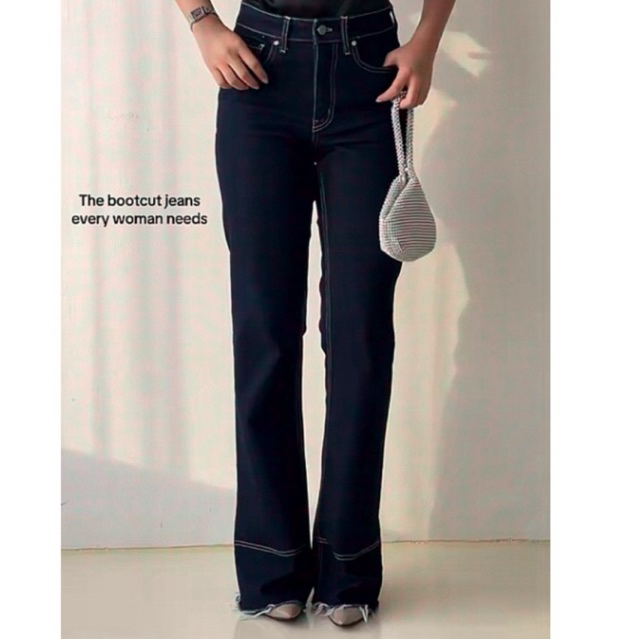 PRELOVED KARAKIRI PIPER BOOTCUT JEANS PETITE