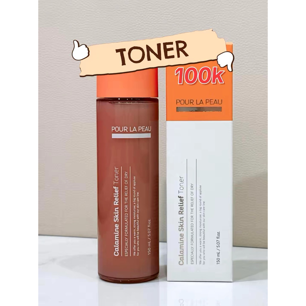 Pour la peau Calamine skin relief toner 150 ML ORIGINAL GUARANTEE