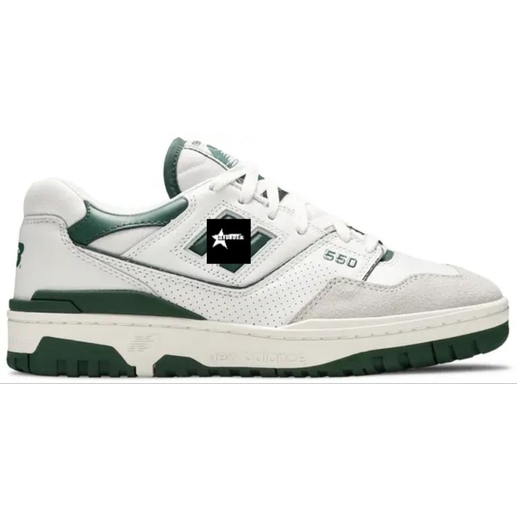 Sepatu NB 550 White Green