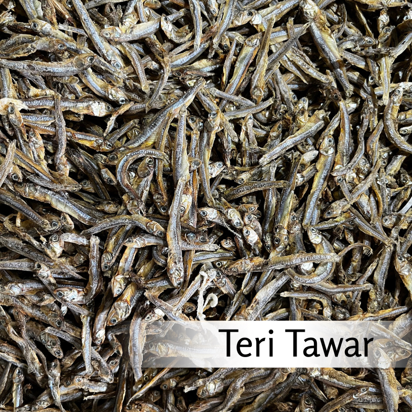 IKAN TERI TAWAR 1KG KERING FRESH BERSIH TANPA BUBUK