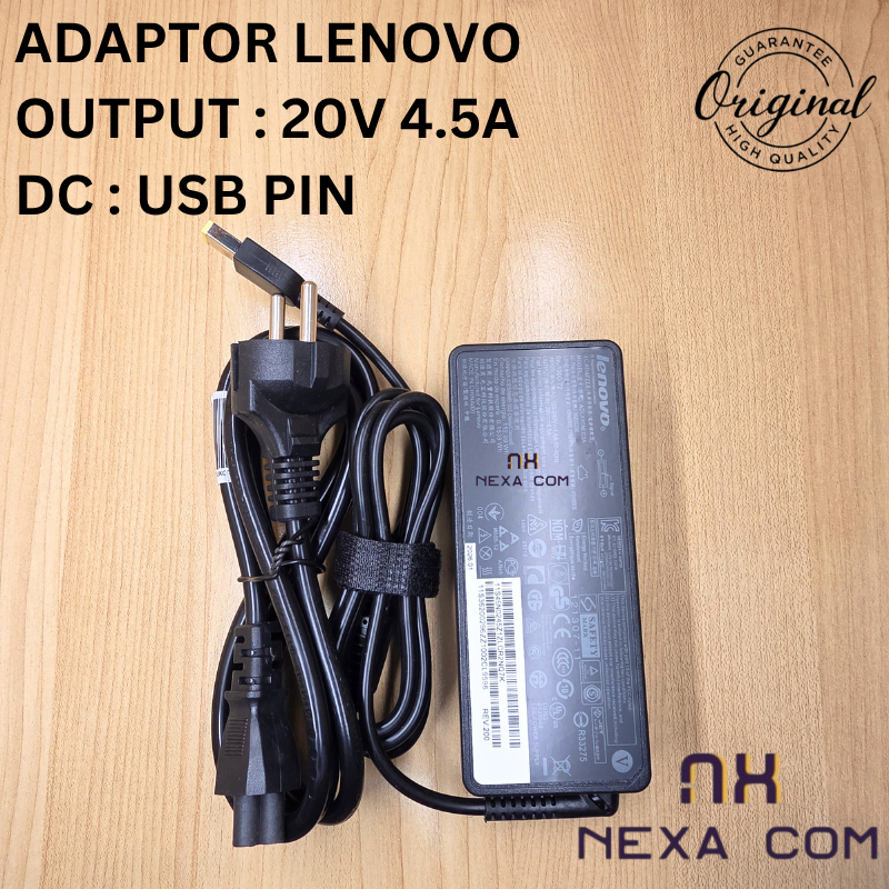 Adaptor Charger Lenovo PC AIO All In One 20v 4.5a USB Pin V50A C50-30 90W