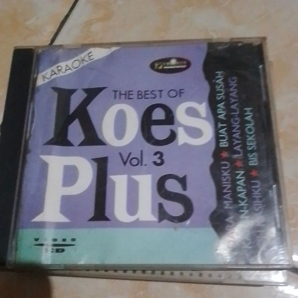 VCD KARAOKE THE BEST OF KOES PLUS VOL 3