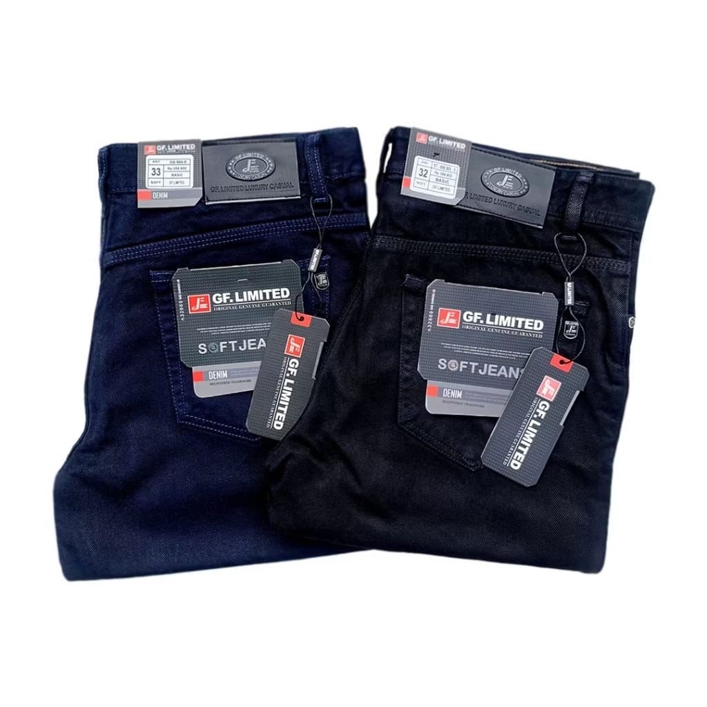 GF LIMITED Celana Jeans Standar Basic Kain Softjeans Non Strech 28-44
