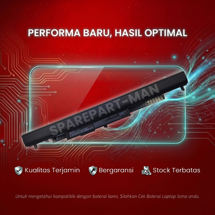 Baterai for Laptop HP Pavilion HS04