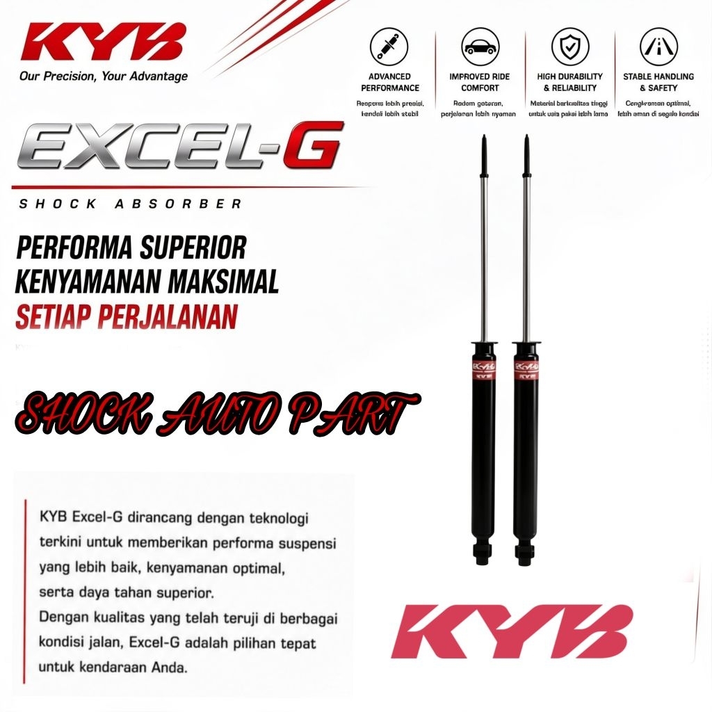 SHOCKBREAKER BELAKANG SUZUKI SWIFT ORIGINAL KAYABA EXCEL-G JAPAN