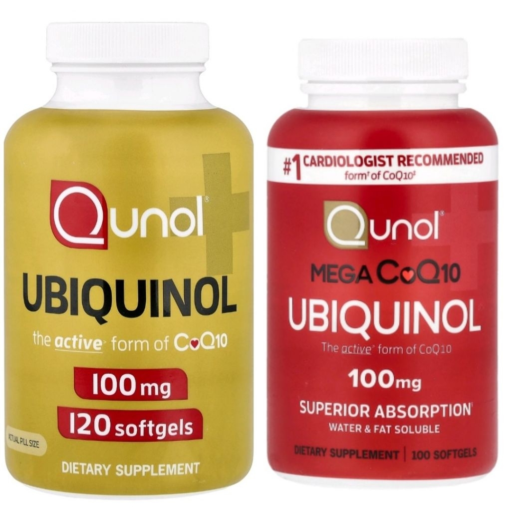 Qunol ubiquinol 100 mg kaneka gold isi 120