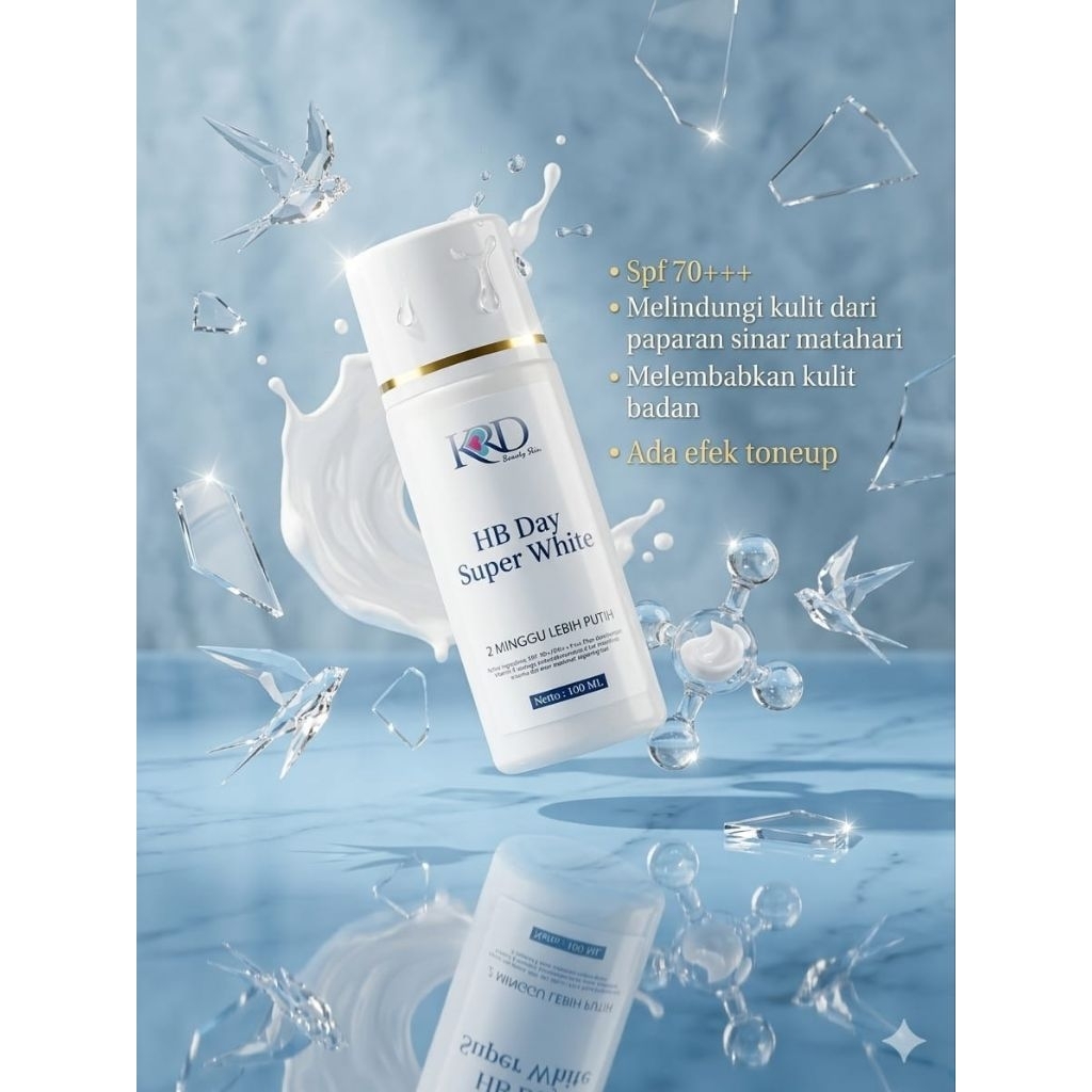 HB SUPER WHITE MOISTURIZING BY KRD BEAUTY SKIN // HB NIGHT// HB DAY BY KRD BEAUTY SKIN