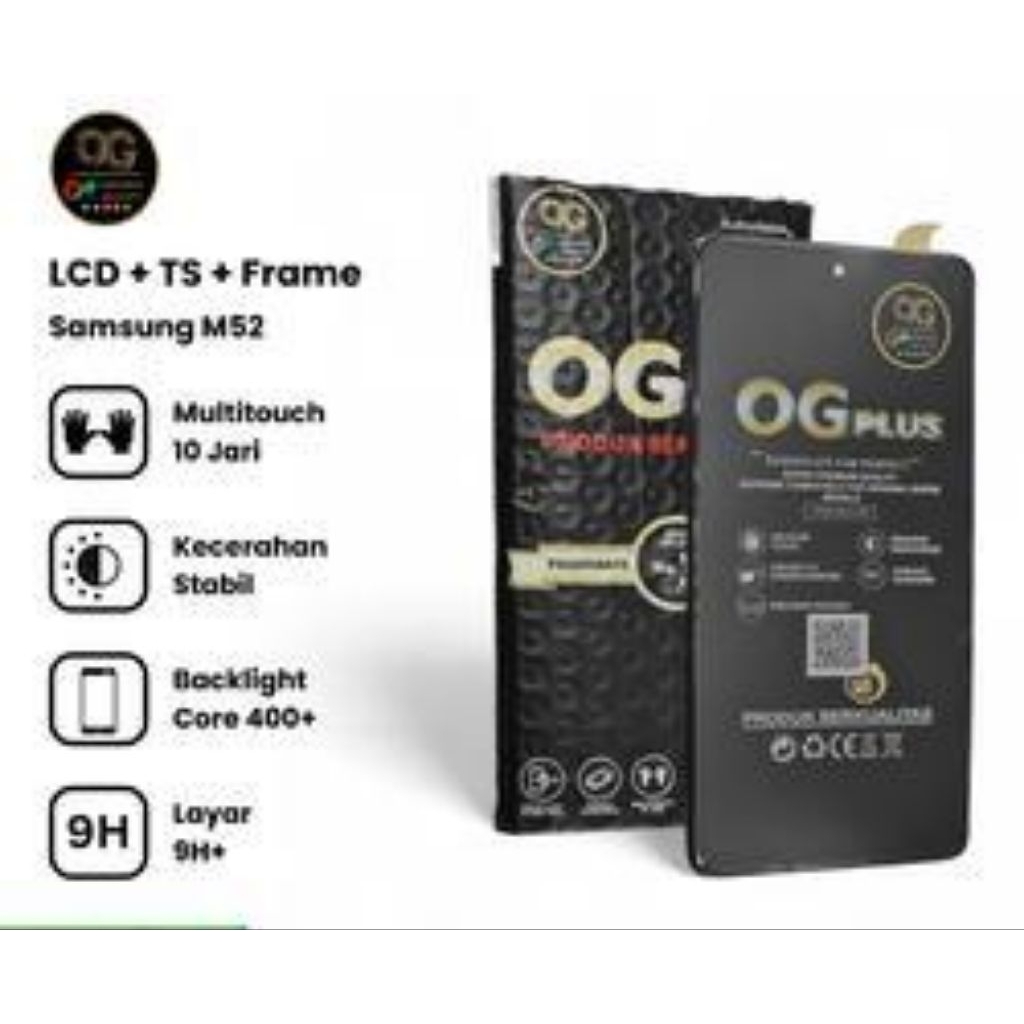 lcd samsung m52/m53/m54 ug/original garansi 1tahun