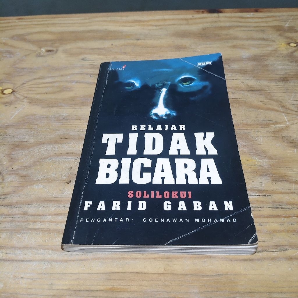 Novel Belajar Tidak Bicara