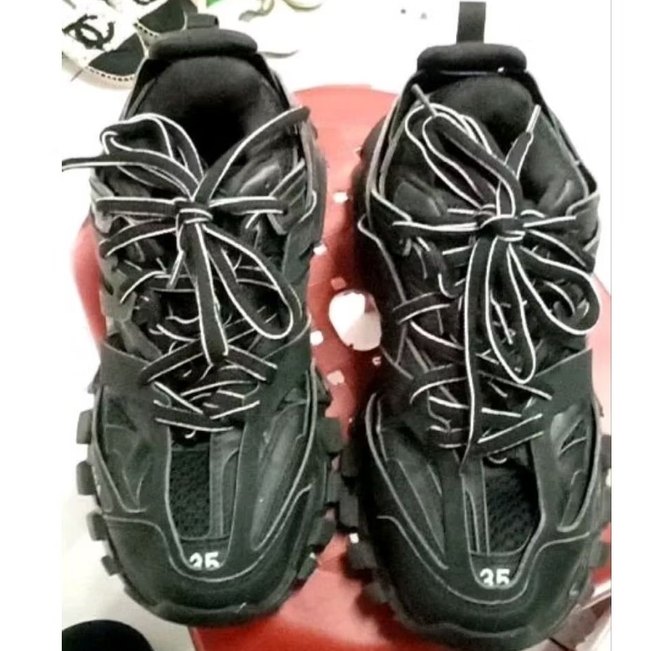 Sepatu balenciaga track full black second