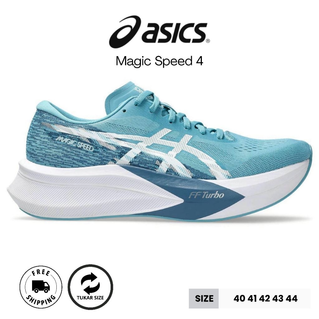 Sepatu Running/Voli Asics Magic Speed 4 Stillwater