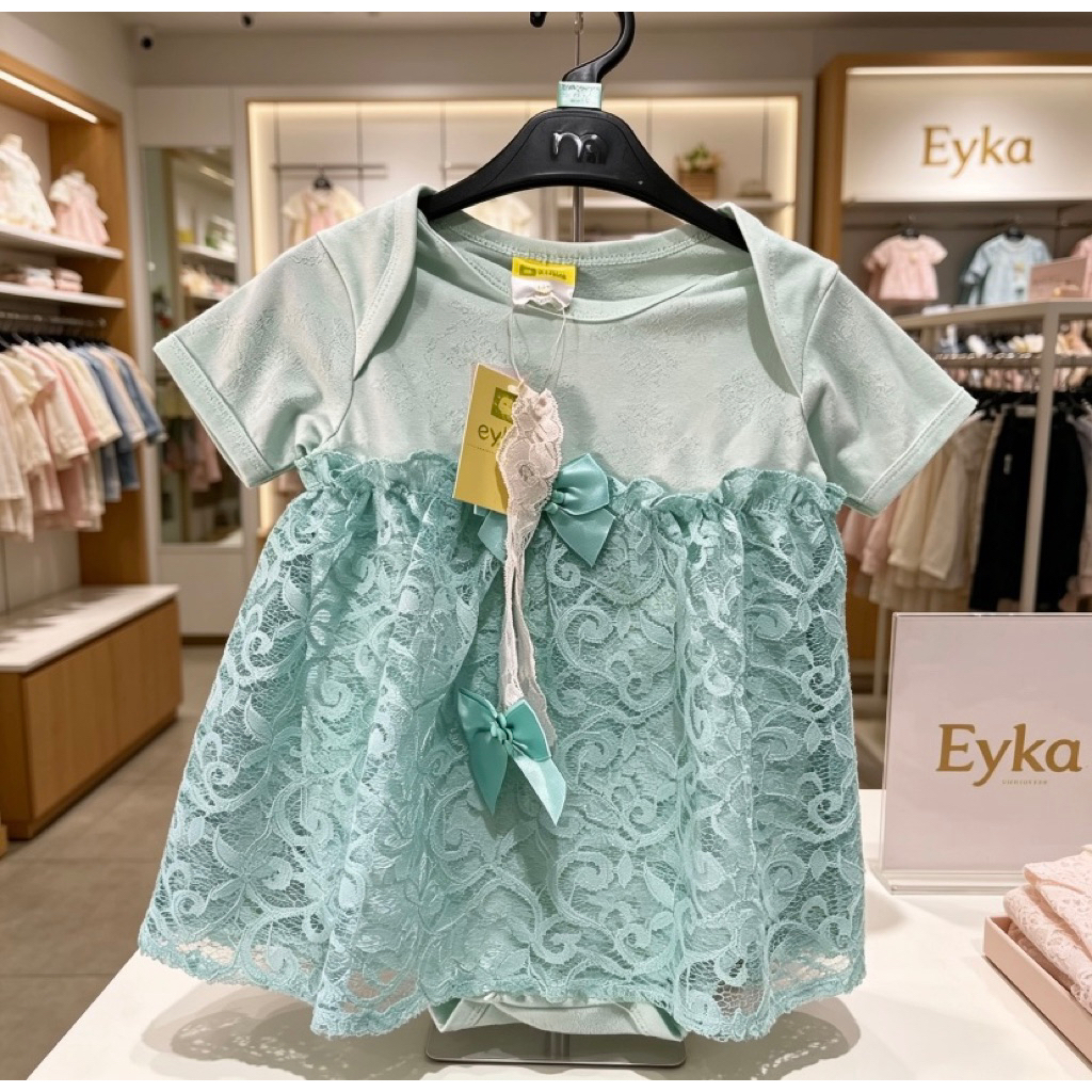 Eyka Baby Dress Free Bandana