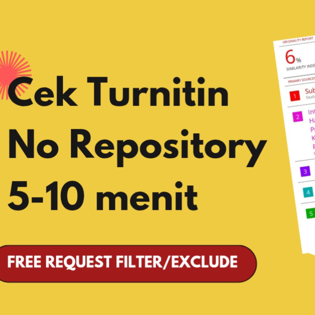 Cek Turnitin No Repository (5-10 Menit)