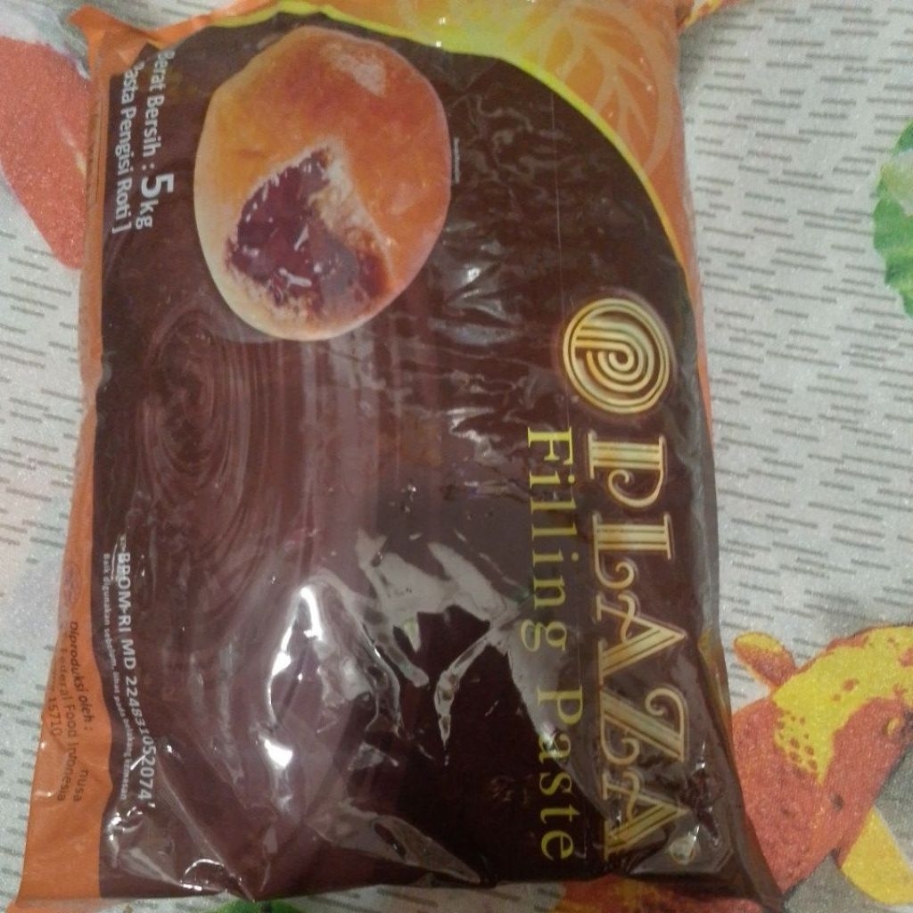 selai coklat enak plaza 5kg/filling coklat plaza 5kg