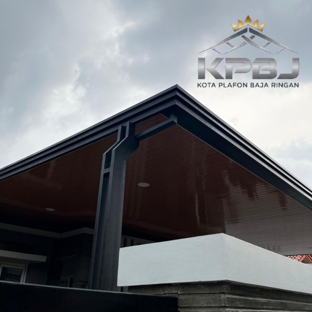 kanopi hollow galvanis plafon PVC all in