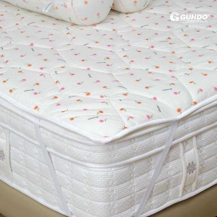 Guhdo Mattress Protector Fitted, Flat Matres Pad 090 100 120 140 160 180 200 x 200 cm (KHUSUS KURIR 