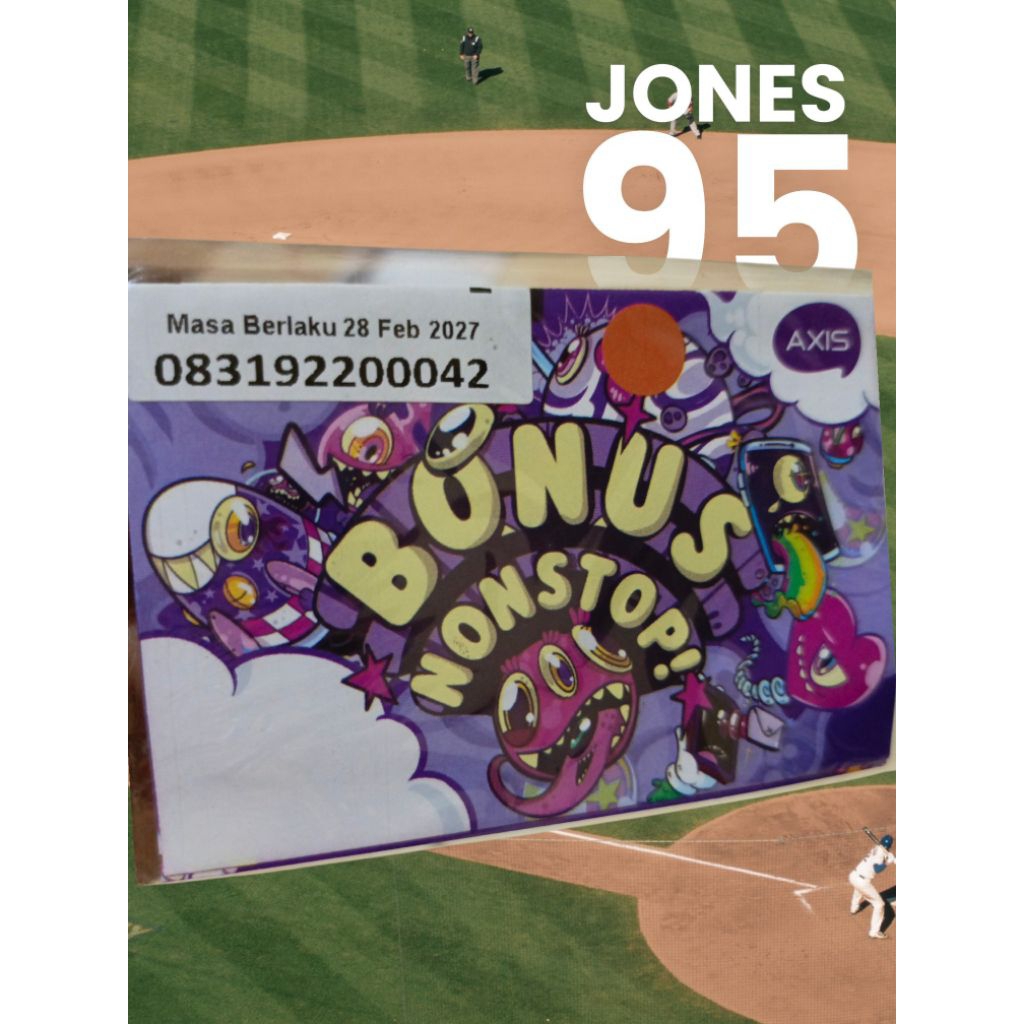 nomor cantik AXIS 19 22 000 42 isi kuota 3gb jaringan 5G