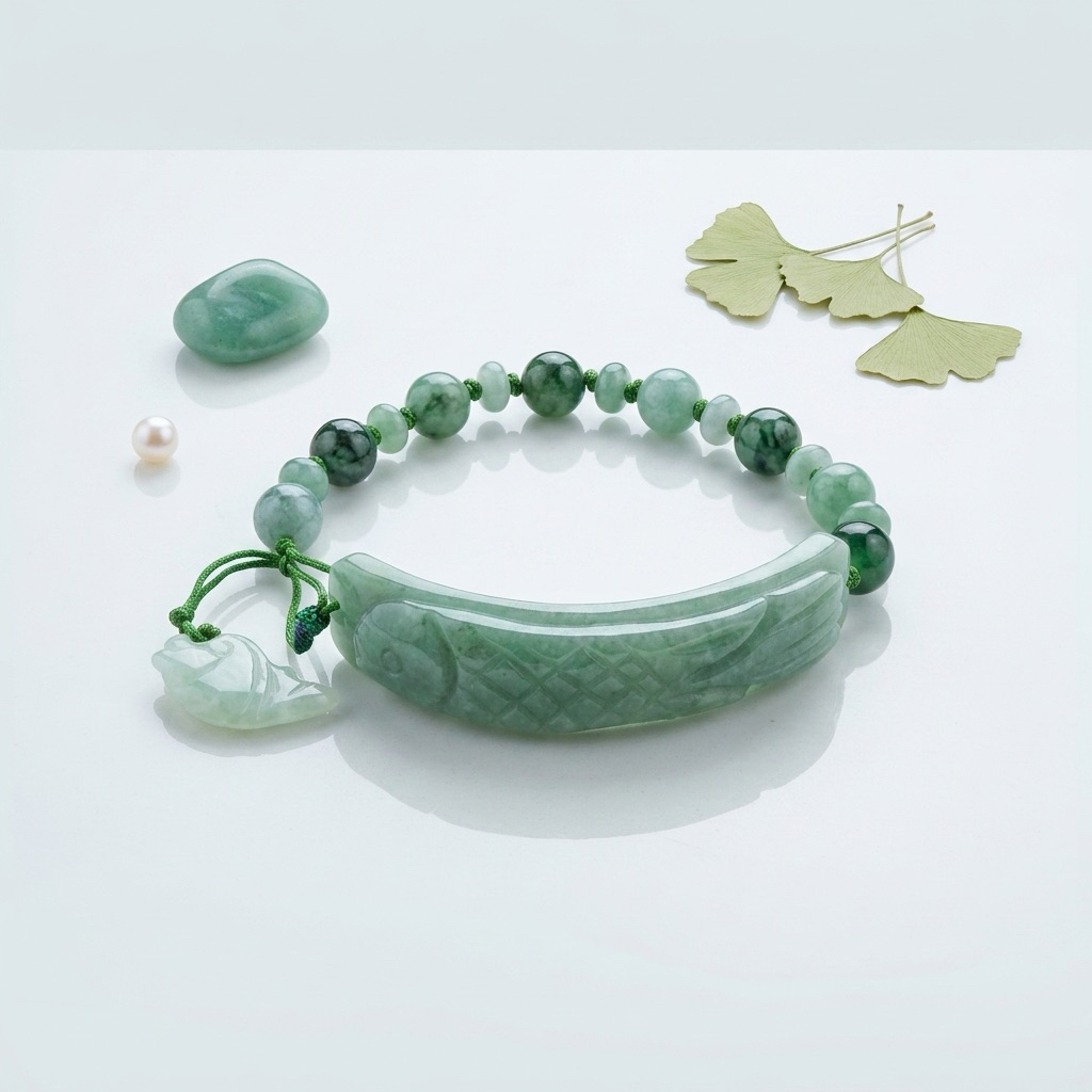 gelang tangan wanita cantik | gelang giok half bangle | gelang ikan | gelang tali giok | gelang tali