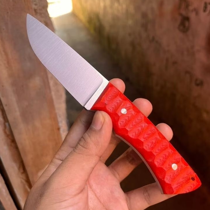 Pisau Bushcraft / Camping knife SKD11 (setara Bohler K110)