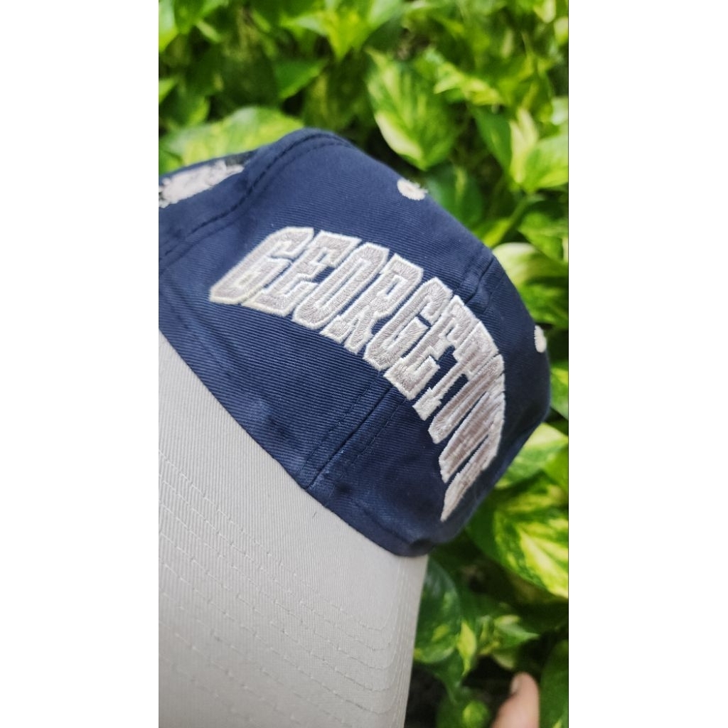 Topi vintage Georgetown Hoyas - tag fading ( adjustable ) ORIGINAL