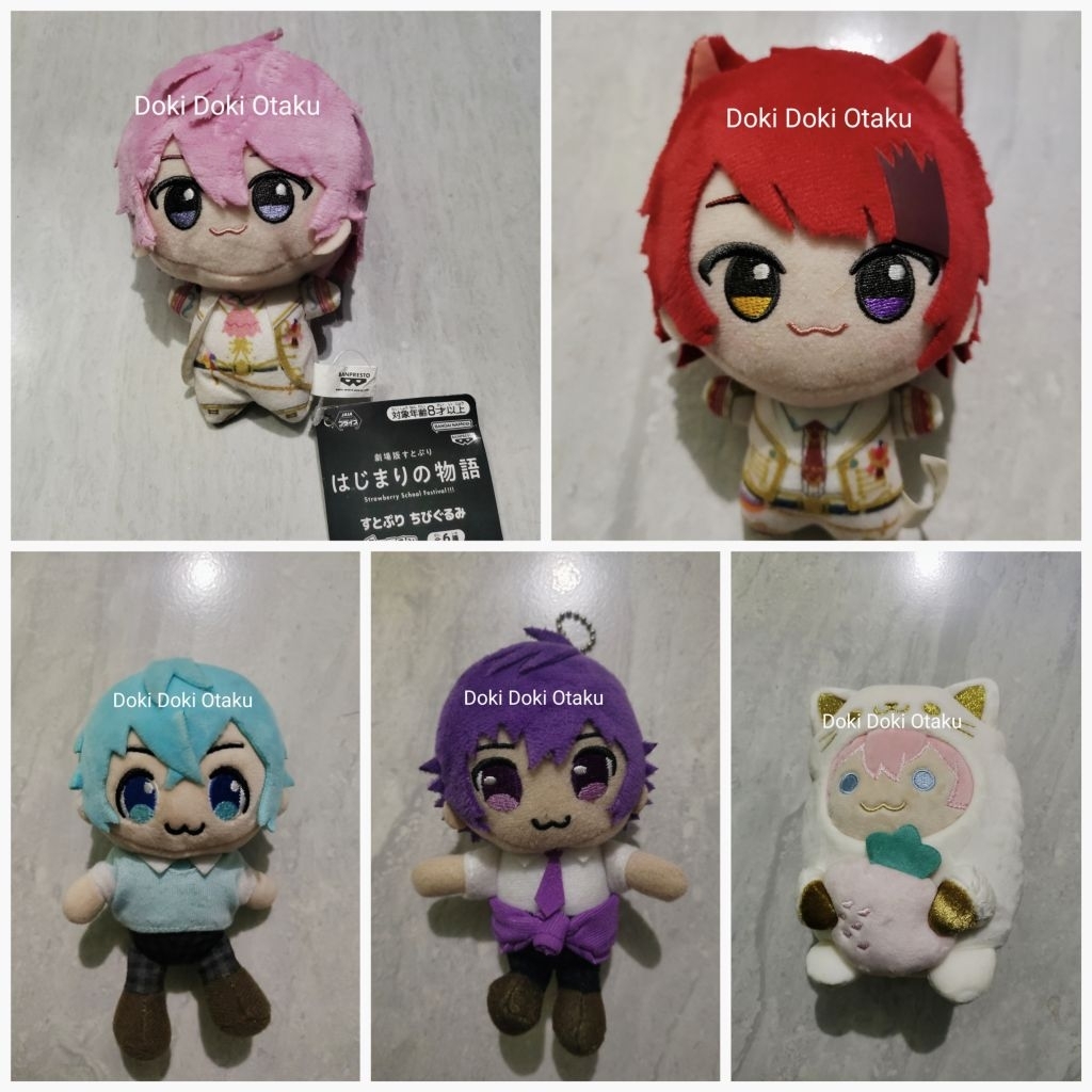 Strawberry Prince Sutopri Rinu Root Colon Satomi Nanamori Jel Chibigurumi Original Plush