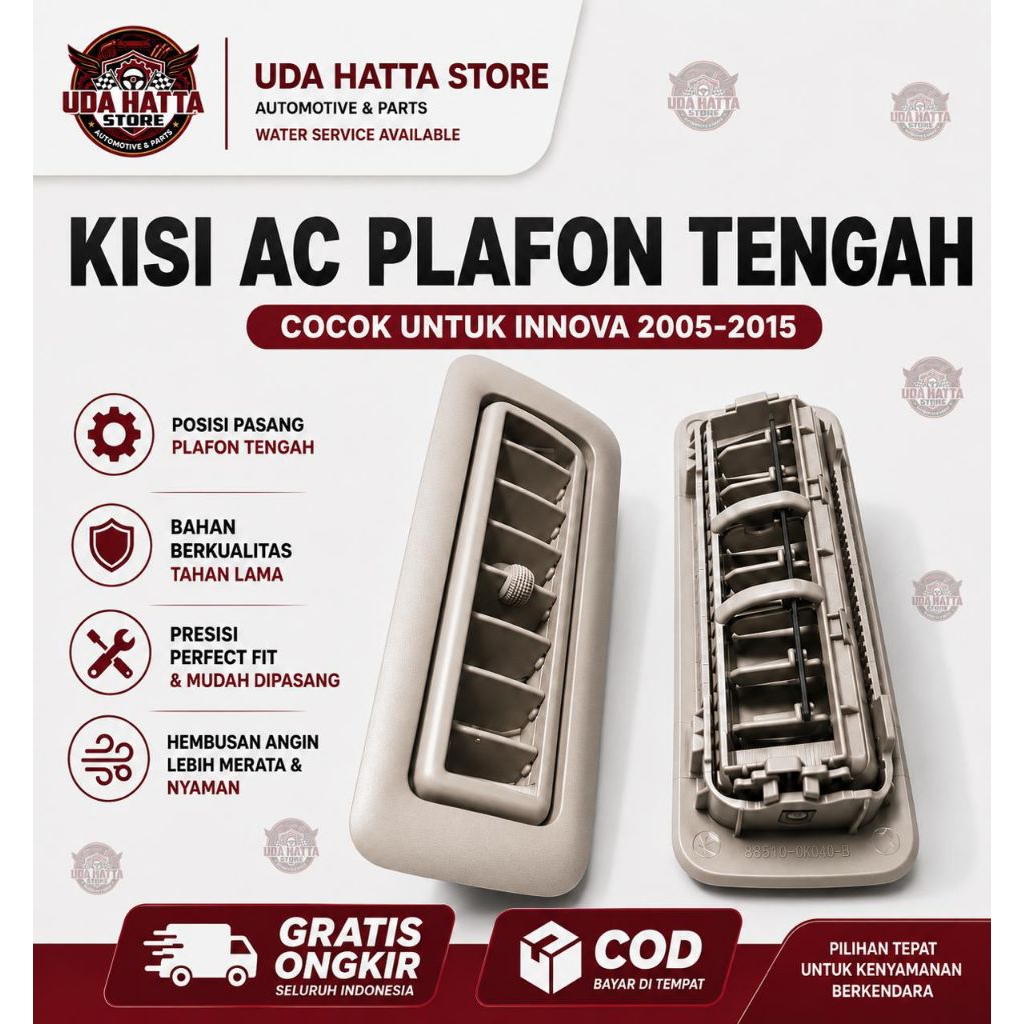 Kisi AC Plafon Tengah Innova 2005-2015