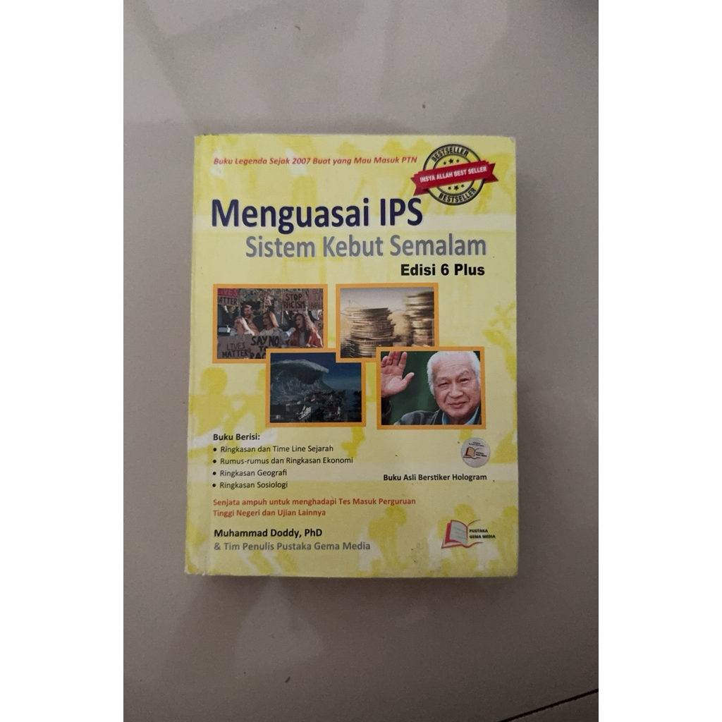 Preloved Buku SKS Menguasai IPS Sistem Kebut Semalam Edisi 6 Buku Kuning
