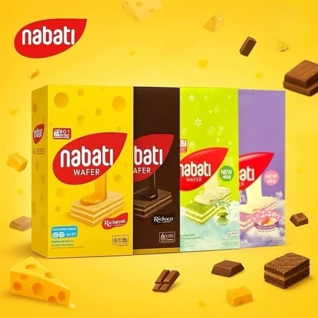 { PERBOX } Nabati Wafer 132gr - Wafer Nabati Isi 24 + 2