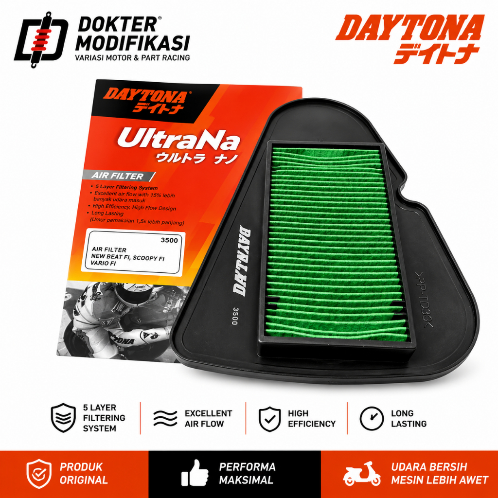 MIO SPORTY-Filter Udara Daytona Mio Sporty-Daytona Filter Udara - MIO SPORTY
